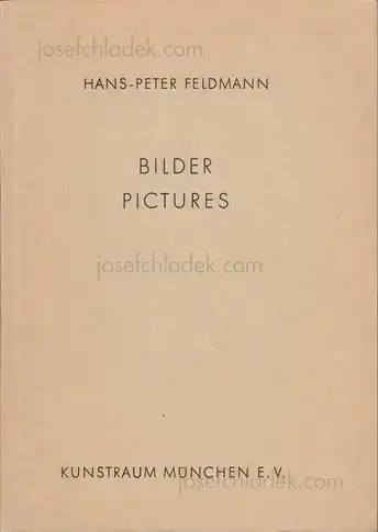 Cover of Hans-Peter Feldmann - Bilder / Pictures. Kunstraum München, 4.3.-31.2.1975.