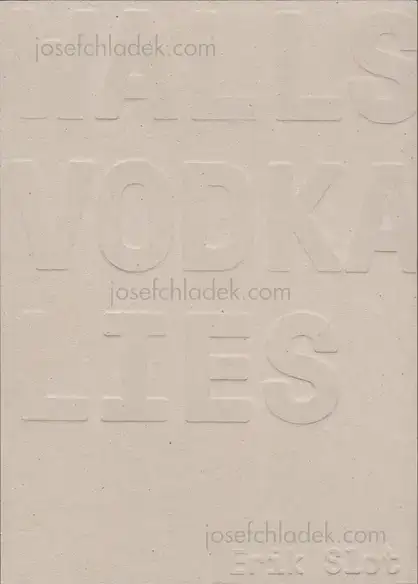 Cover of Erik Slot - Walls Vodka Lies