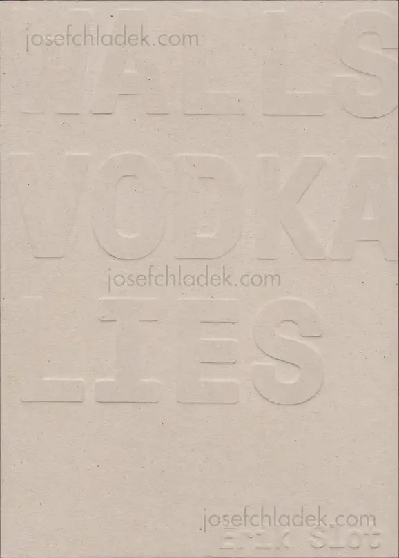 Cover of Erik Slot - Walls Vodka Lies