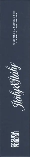 Book spine: Pasquale Bove & Luca Santese - Italy&Italy