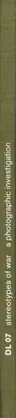 Book spine: Jens Liebchen - DL 07 Stereotypes of War: A Photographic Investigation