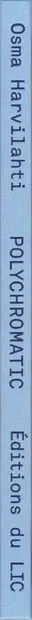 Book spine: Osma Harvilahti - Polychromatic