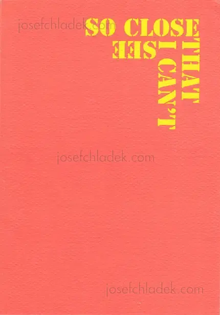 Cover of Riccardo Vitali - So close that i can't see