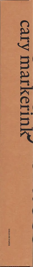 Book spine: Cary Markerink - Memory Traces 