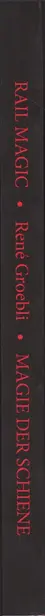 Book spine: René Groebli - Magie der Schiene