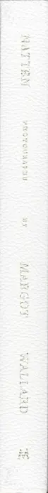 Book spine: Margot Wallard - Natten