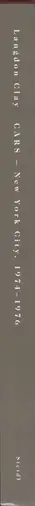 Book spine: Langdon Clay  - Cars - New York City 1974-1976