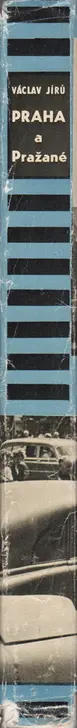 Book spine: Václav Jírů - Praha a Pražané