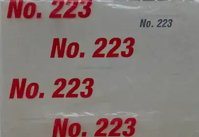 No. 223 (Red version)