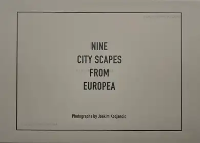Nine City Scapes From Europea (limited edition of 100)